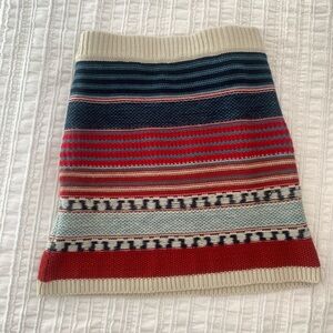 Perfect winter knit mini skirt